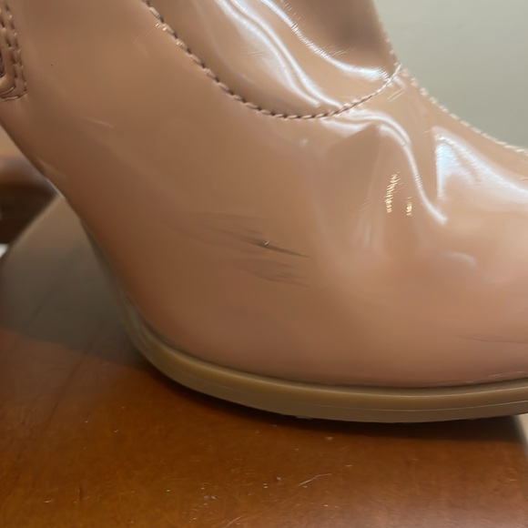 Forever 21 faux Patton leather three-quarter Carmel color boots.Worn 1x. Size 8. - Picture 9 of 9